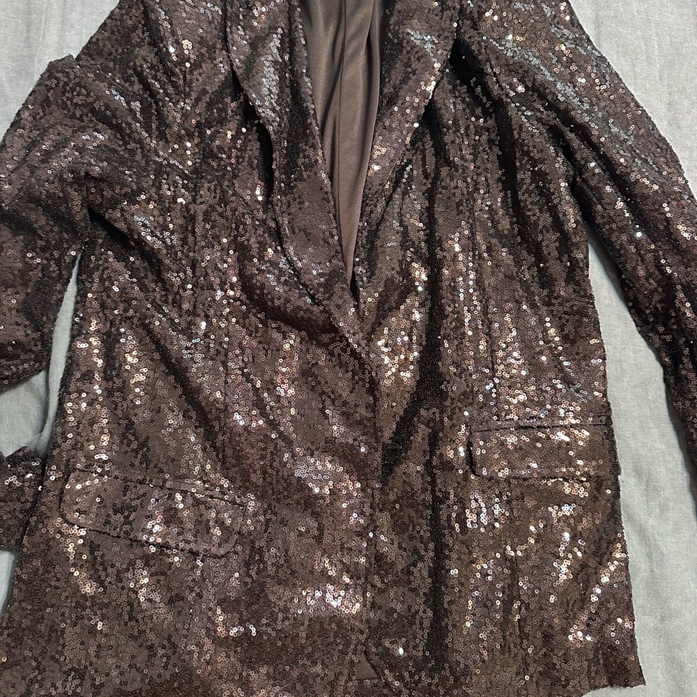Sequin Blazer Jacket - image 1